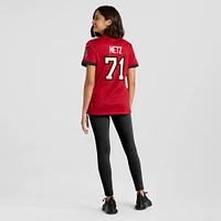 Maillot de match Nike Lorenz Metz Tampa Bay Buccaneers pour femme, rouge