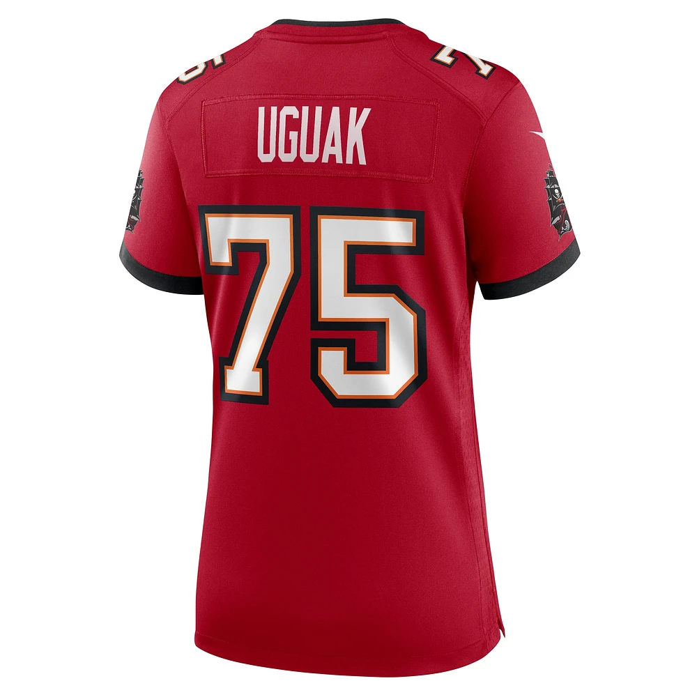 Women's Nike Lwal Uguak  Red Tampa Bay Buccaneers Game Jersey