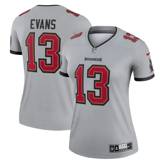 Nike Tampa Bay Buccaneers No13 Mike Evans Black Youth Super Bowl LV Champions Patch Stitched NFL Limited 2016 Salute to Service Jersey