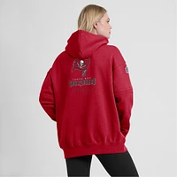 Women's Nike Red Tampa Bay Buccaneers 2023 Sideline Club Fleece Pullover Hoodie