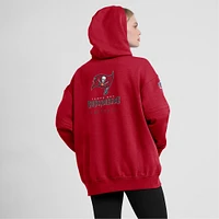 Women's Nike Red Tampa Bay Buccaneers 2023 Sideline Club Fleece Pullover Hoodie