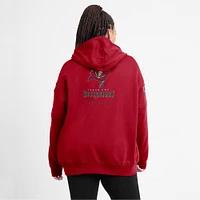 Women's Nike Red Tampa Bay Buccaneers 2023 Sideline Club Fleece Pullover Hoodie