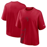 Women's Nike Red Tampa Bay Buccaneers Boxy T-Shirt