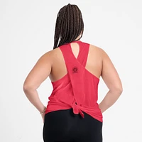Débardeur Nike rouge Tampa Bay Buccaneers Glory Crisscross Performance pour femme