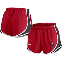 Short Nike Tampa Bay Buccaneers Performance Tempo pour femme, rouge