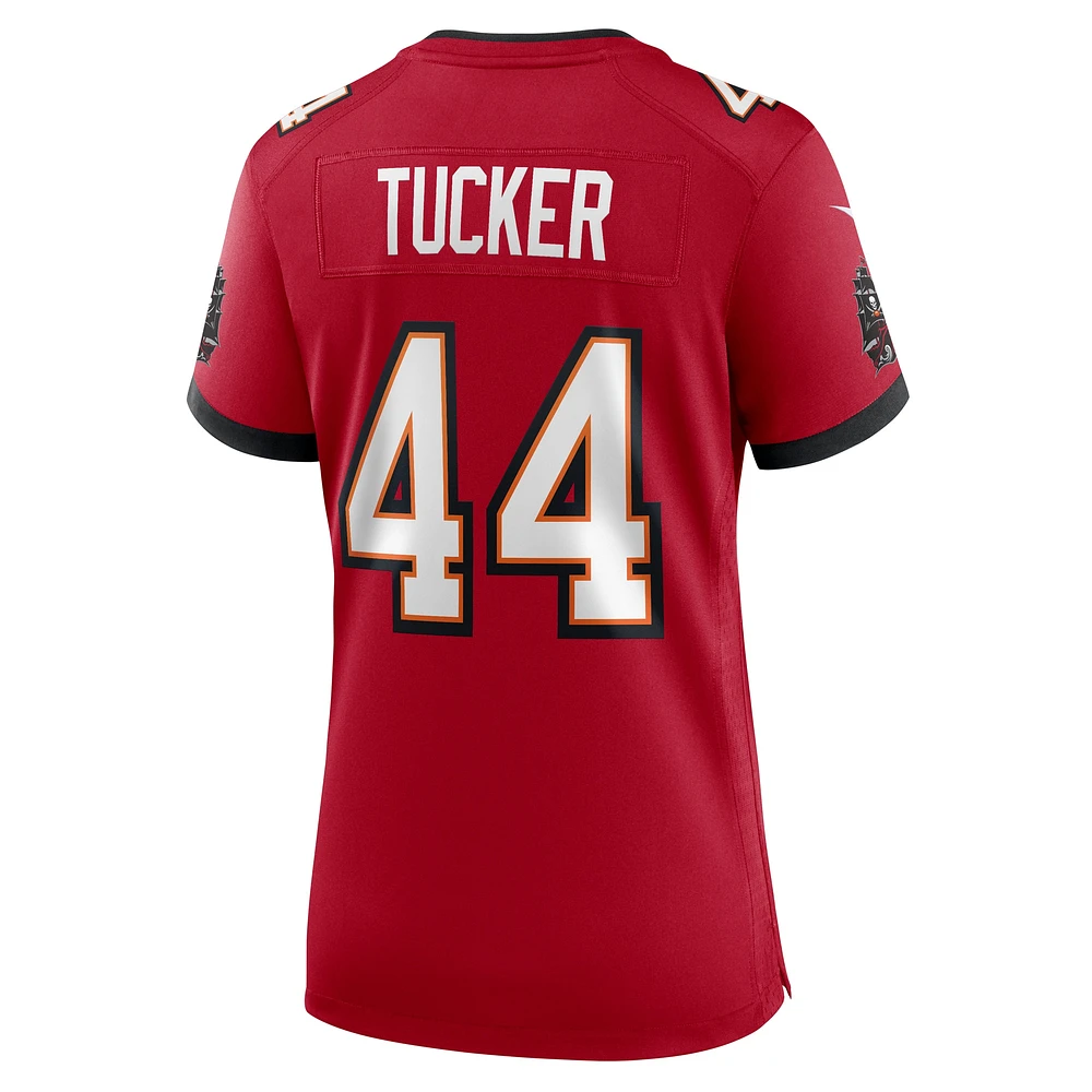 Women's Nike Sean Tucker  Red Tampa Bay Buccaneers Game Jersey