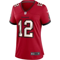 Maillot de match Nike Tom Brady Tampa Bay Buccaneers pour femme, rouge