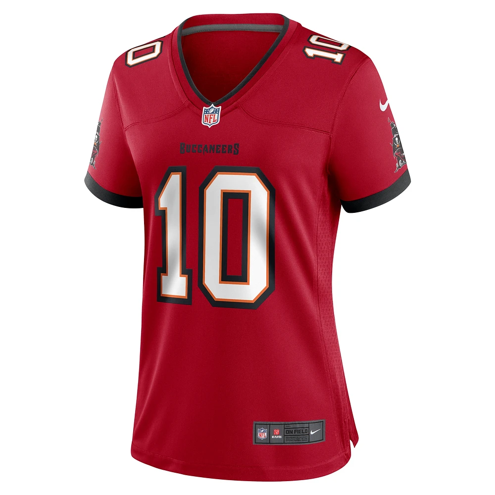 Maillot de match Nike Trey Palmer Tampa Bay Buccaneers pour femme, rouge