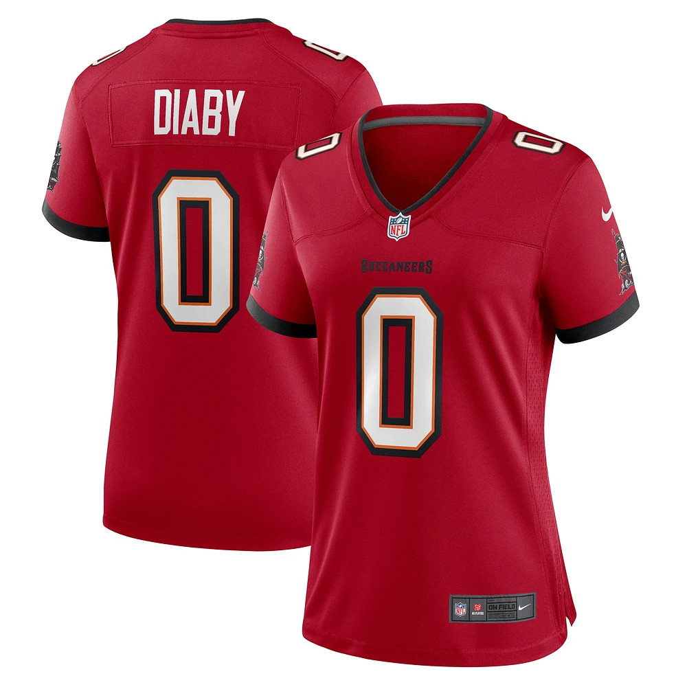 Women's Nike YaYa Diaby  Red Tampa Bay Buccaneers Game Jersey