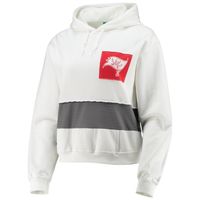 Women's Refried Apparel White Tampa Bay Buccaneers Sustainable Crop Dolman Pullover Hoodie