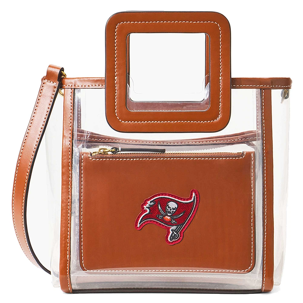 Mini sac Shirley transparent STAUD Tampa Bay Buccaneers pour femmes