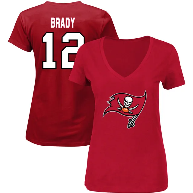 Tampa Bay Buccaneers Alternate Name & Number Long Sleeve T-Shirt - Tom  Brady - Mens