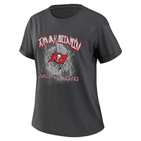 T-shirt boyfriend anthracite Tampa Bay Buccaneers pour femme WEAR by Erin Andrews