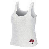 Women's WEAR by Erin Andrews Cream Tampa Bay Buccaneers Cozy Scoop Neck Tank Top & Pants Sleep Set