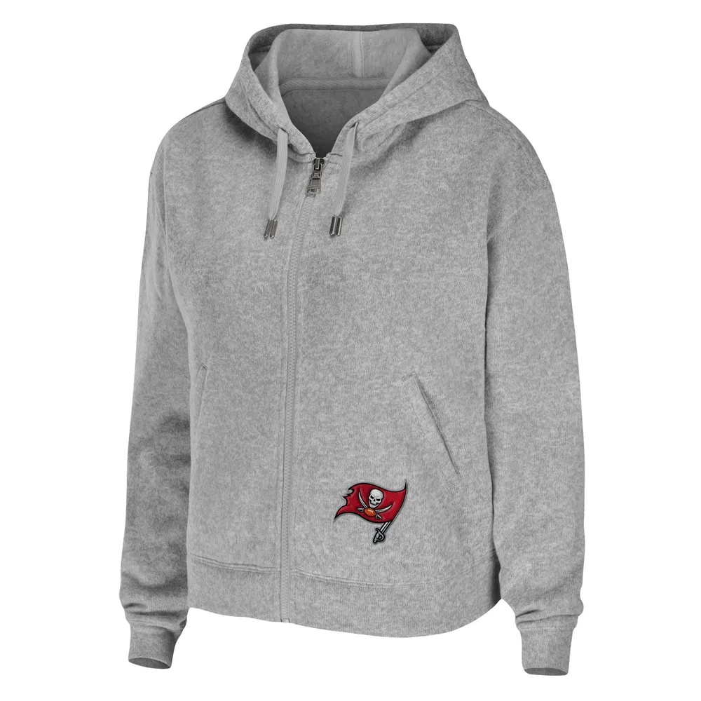 Tampa Bay Buccaneers WEAR by Erin Andrews Women's Domestic Pullover  Sweatshirt - White