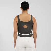 Débardeur à col carré en étain Tampa Bay Buccaneers pour femme WEAR by Erin Andrews