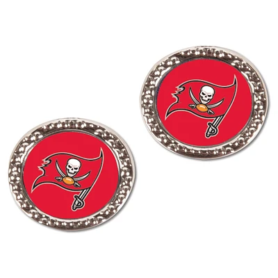 Women's WinCraft Tampa Bay Buccaneers Round Post Earrings