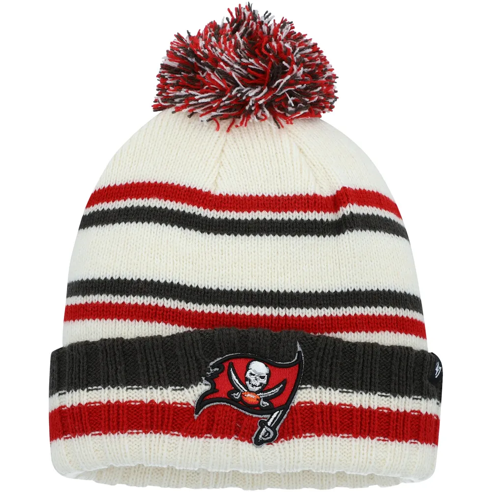 '47 Graphite Tampa Bay Buccaneers Rexford Cuffed Knit Hat with Pom