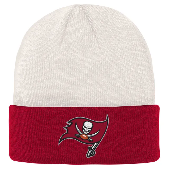 Men's New Era Red Tampa Bay Buccaneers 2022 Sideline Ink Dye Cuffed Knit Hat