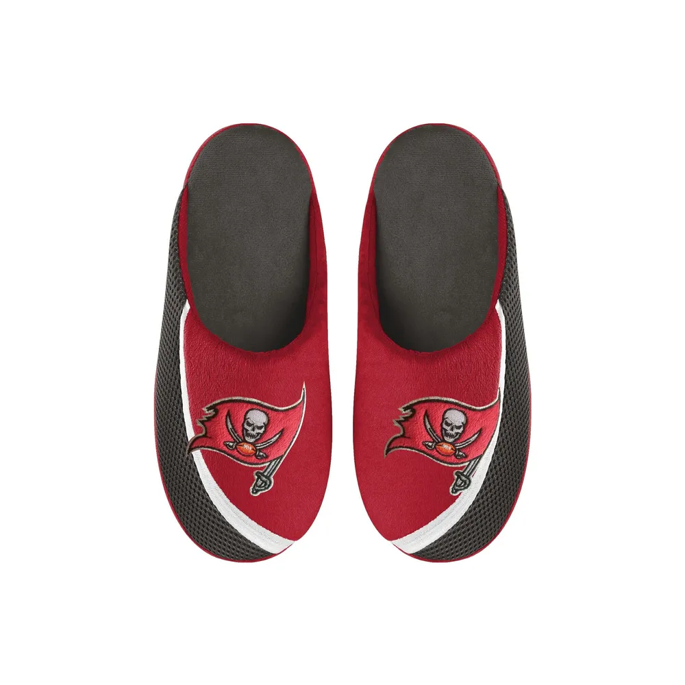 Tampa Bay Buccaneers FOCO Youth Big Logo Color Edge Slippers