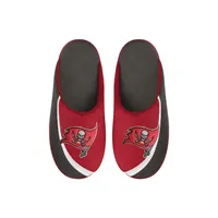 Tampa Bay Buccaneers FOCO Youth Big Logo Color Edge Slippers