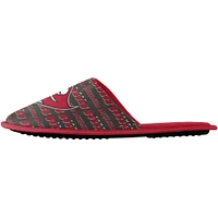 Youth FOCO Tampa Bay Buccaneers Scuff Wordmark Slide Slippers