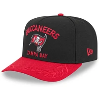 Youth New Era  Black/Red Tampa Bay Buccaneers 2025 NFL Draft A-Frame 9FIFTY Snapback Hat