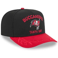 Youth New Era  Black/Red Tampa Bay Buccaneers 2025 NFL Draft A-Frame 9FIFTY Snapback Hat