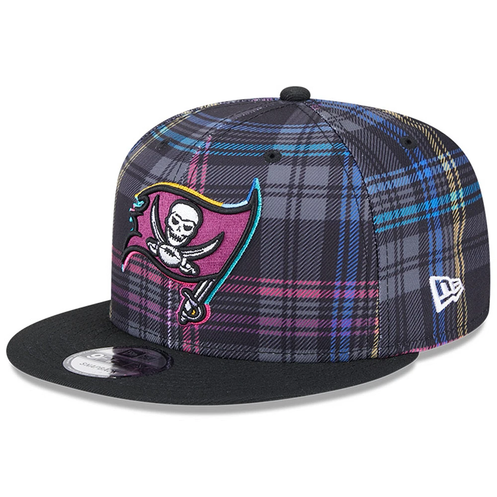 Casquette Snapback 9FIFTY NFL Crucial Catch 2024 des Buccaneers de Tampa Bay New Era noire pour jeunes