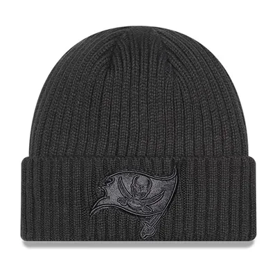 Tampa Bay Buccaneers New Era Youth Core Classic Cuffed Knit Hat - Graphite