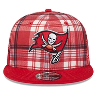 Youth New Era Red Tampa Bay Buccaneers 2024 Sideline Statement 9FIFTY Snapback Hat