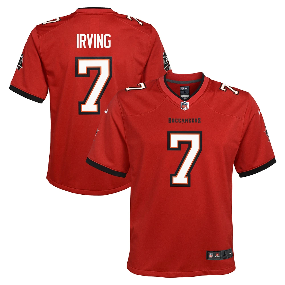 Maillot de jeu Nike Bucky Irving rouge pour jeunes des Buccaneers Tampa Bay