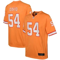Maillot de match alternatif Nike Lavonte David Orange des Tampa Bay Buccaneers pour jeune