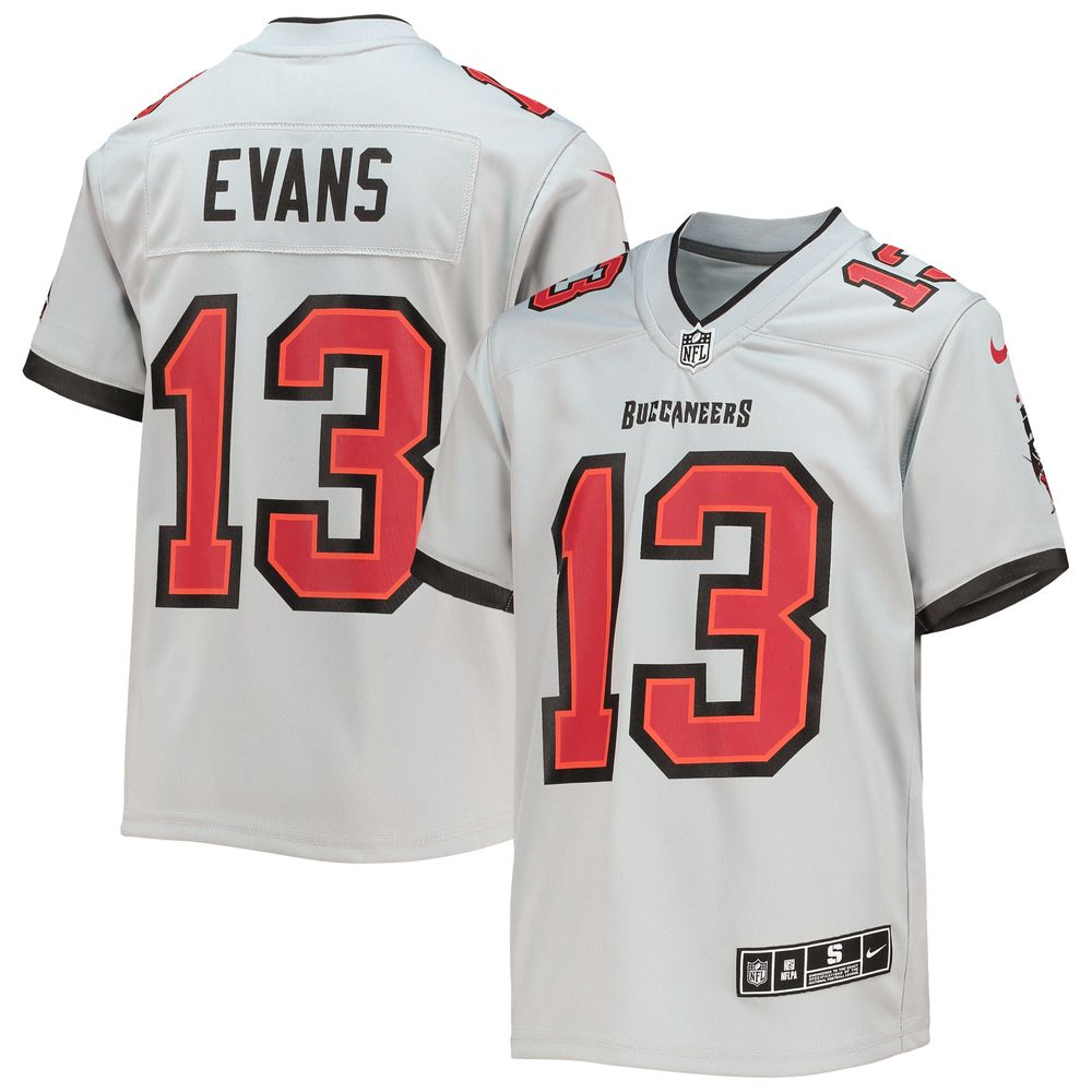 Nike Big Boys Tom Brady Gray Tampa Bay Buccaneers Inverted Team