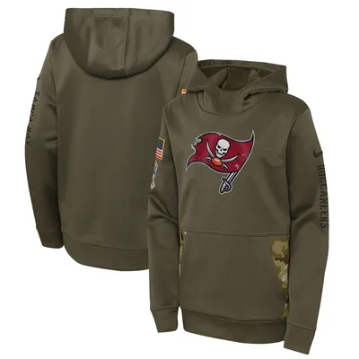 Youth Red Tampa Bay Buccaneers Team Tie-Dye Pullover Hoodie