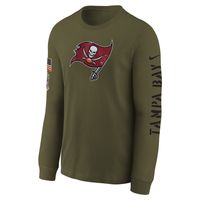 Nike Olive Tampa Bay Buccaneers 2022 Salute To Service Long Sleeve T-shirt