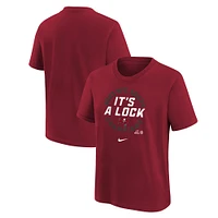 Youth Nike Red Tampa Bay Buccaneers 2023 NFC South Division Champions Locker Room Trophy Collection T-Shirt