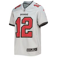 Youth Nike Tom Brady Gray Tampa Bay Buccaneers Inverted Team Game Jersey