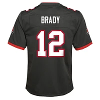 Youth Nike Tom Brady Pewter Tampa Bay Buccaneers Game - Jersey