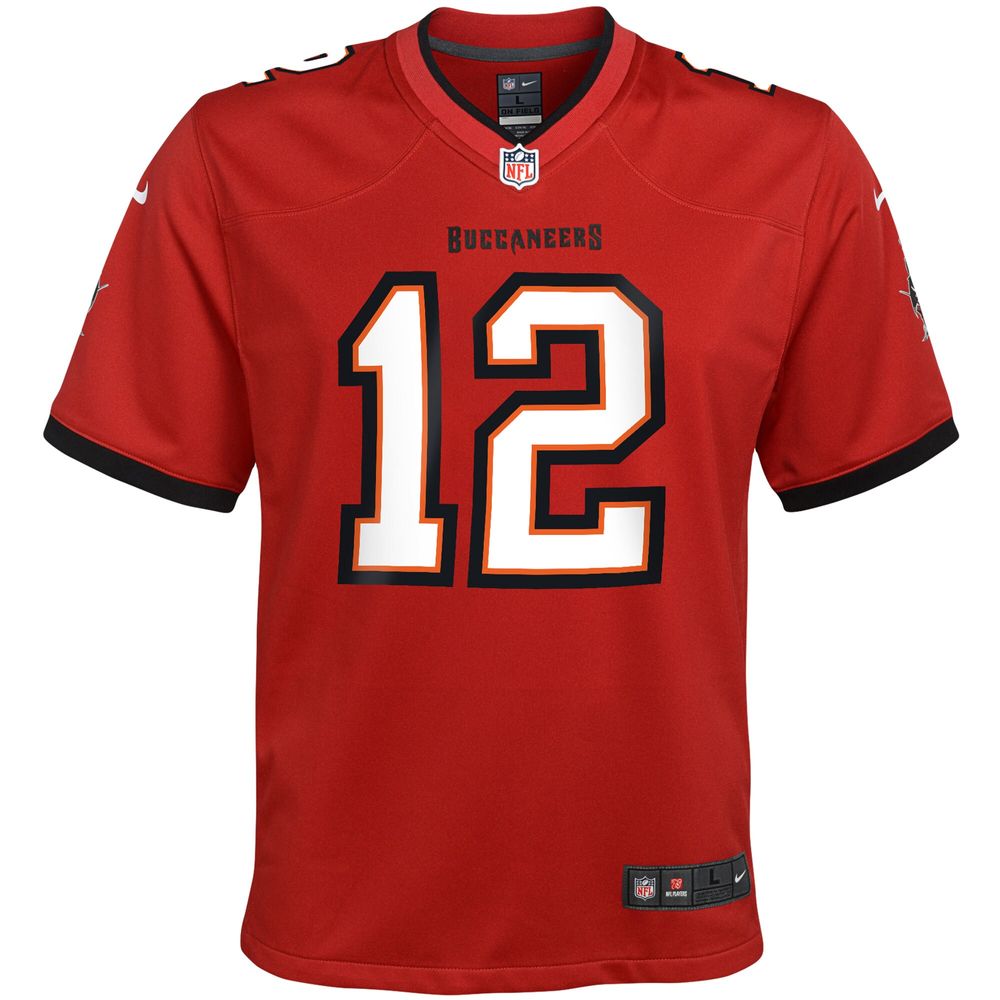 Youth Nike Tom Brady Red Tampa Bay Buccaneers Game - Jersey