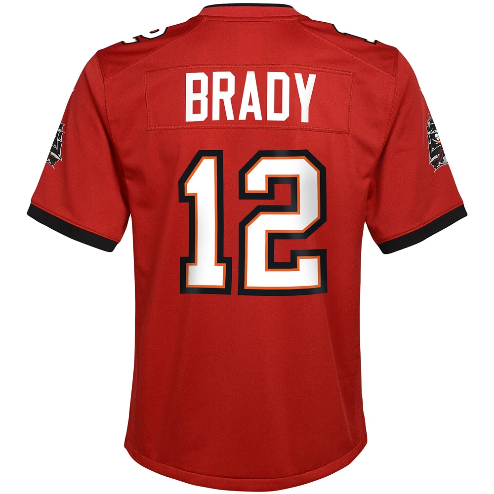Youth Nike Tom Brady Red Tampa Bay Buccaneers Game - Jersey