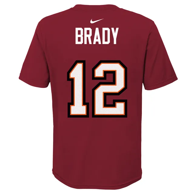 Women's Fanatics Branded Tom Brady Red Tampa Bay Buccaneers Super Bowl LV  Bound Name & Number