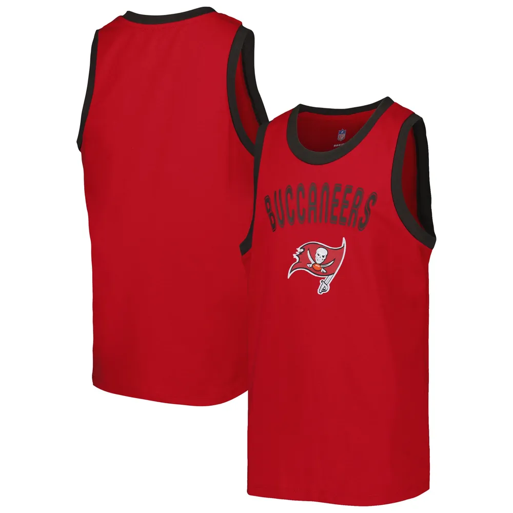 Tom Brady Tampa Bay Buccaneers Fanatics Branded Name & Number Tri-Blend  Tank Top - Red