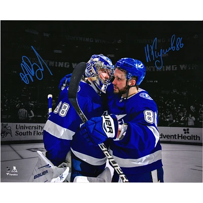 Andrei Vasilevskiy & Nikita Kucherov Tampa Bay Lightning Autographed 16" x 20" Spotlight Photograph