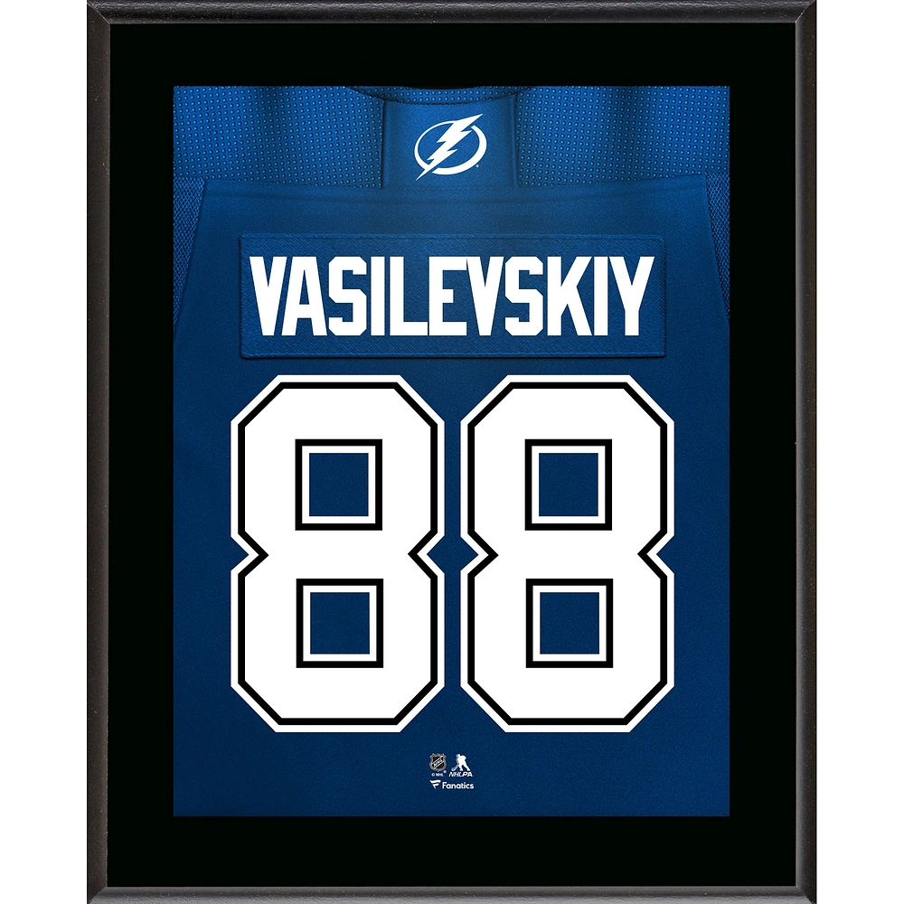 Andrei Vasilevskiy Tampa Bay Lightning 10.5" x 13" Jersey Number Sublimated Player Plaque