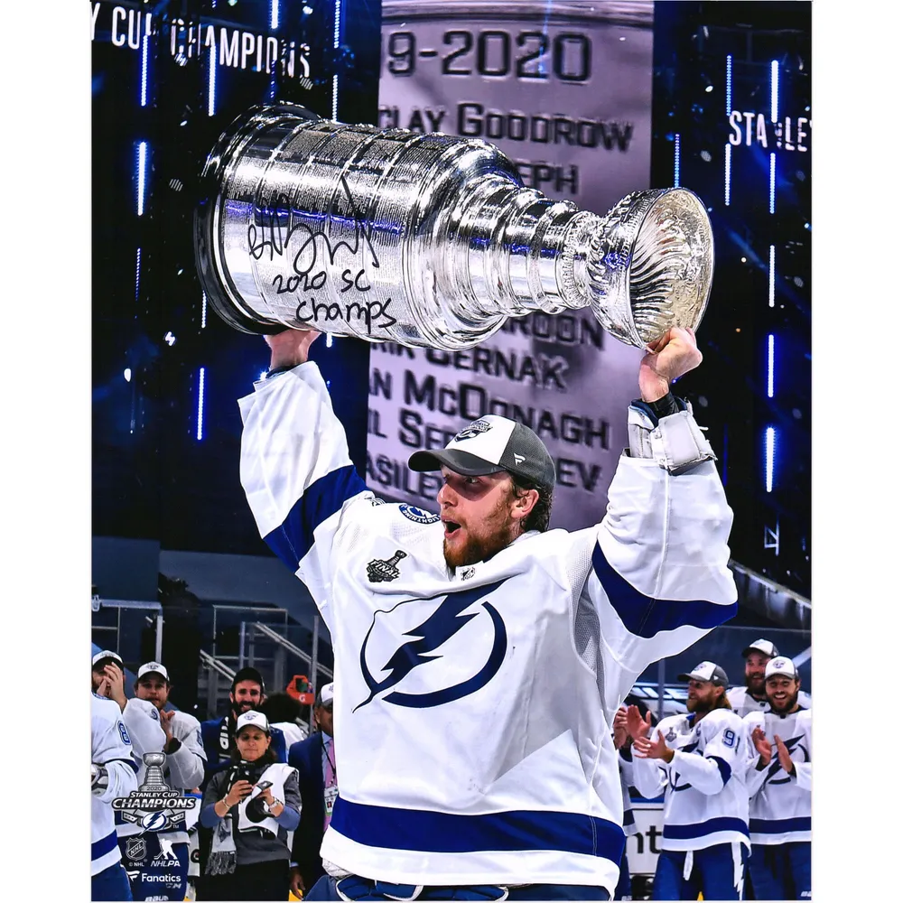 Nikita Kucherov Tampa Bay Lightning Autographed 2020 Stanley Cup Champions Locker Room Cap