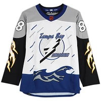 Maillot authentique adidas Reverse Retro autographié par Andrei Vasilevskiy du Lightning de Tampa Bay 2022-23