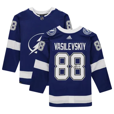 Andrei Vasilevskiy Tampa Bay Lightning Fanatics Authentic Autographed Blue Adidas Authentic Jersey