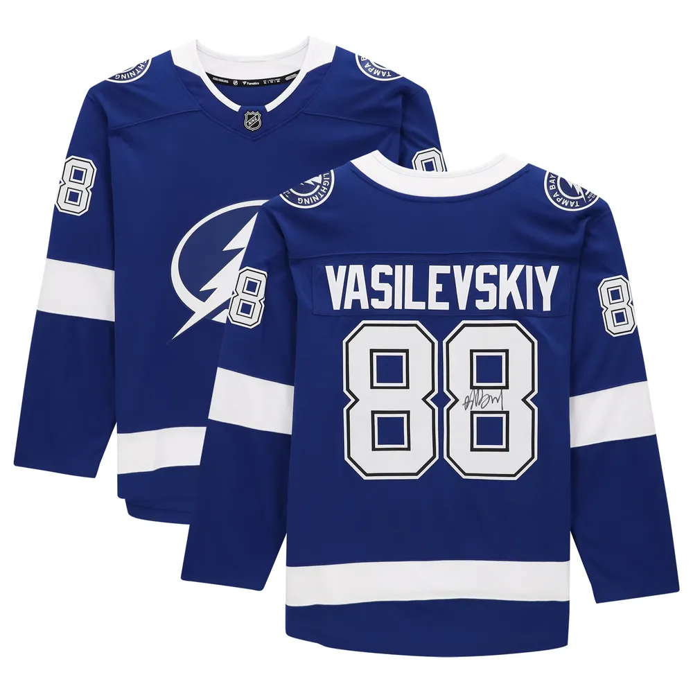 NWT Tampa Bay Lightning Youth L/XL Fanatics Jersey #88 Vasilevskiy