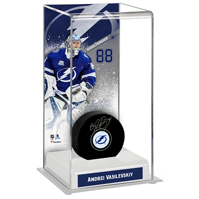 Andrei Vasilevskiy Tampa Bay Lightning Deluxe Tall Hockey Puck Case
